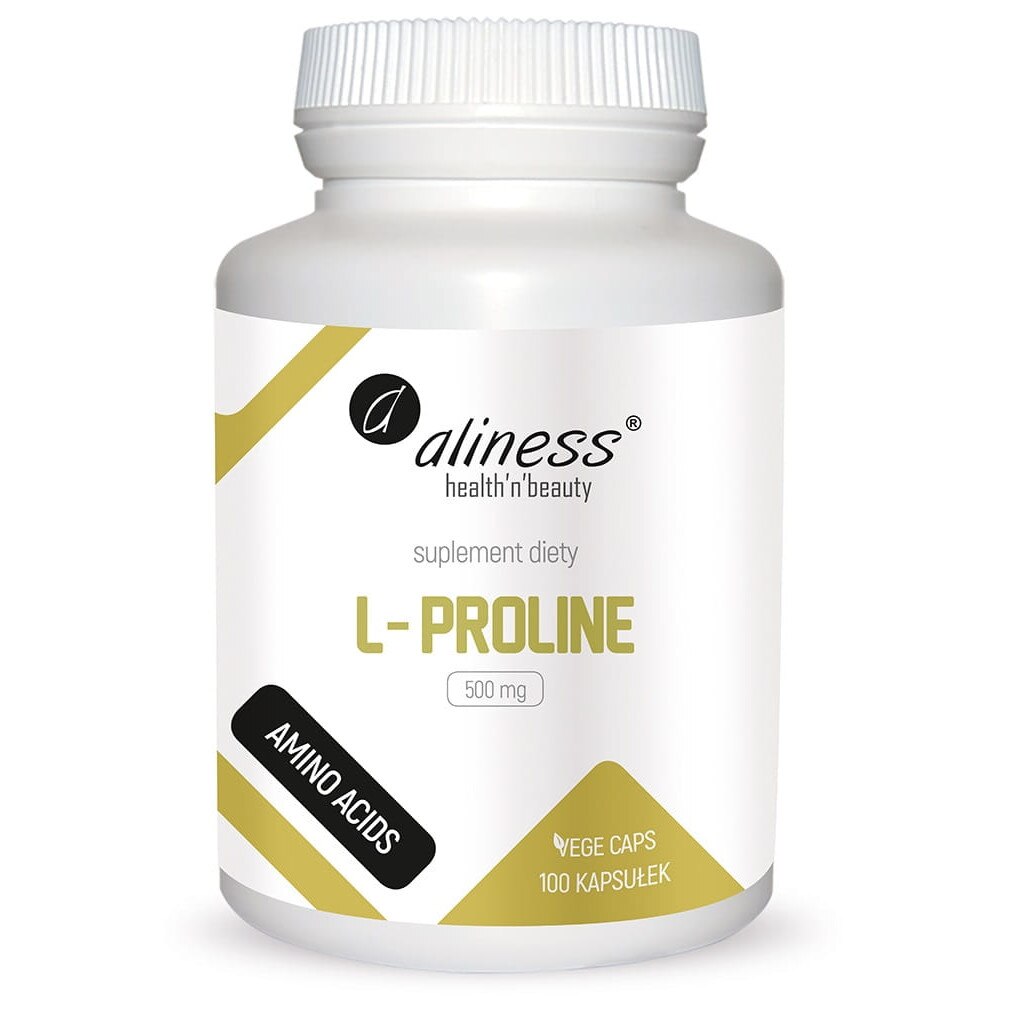 Supliment alimentar, Aliness L-Proline 500mg 100 Capsule