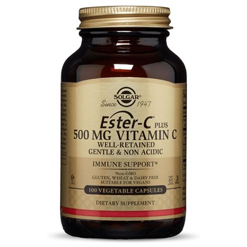 Supliment nutritiv, Solgar Ester-C Plus (Vitamina C) 500mg 100 Capsule Supliment nutritiv, Solgar Ester-C Plus (Vitamina C) 500mg 100 Capsule