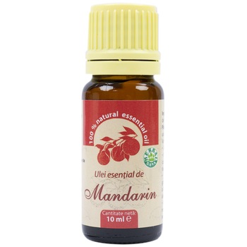 Ulei esential de Mandarin (citrus reticulata) 100 % pur fara adaos 10 ml Ulei esential de Mandarin (citrus reticulata) 100 % pur fara adaos 10 ml