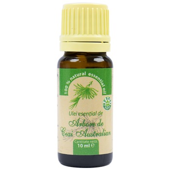 Ulei esential de Tea Tree (Arbore de Ceai), 100% pur fara adaos, 10 ml Ulei esential de Tea Tree (Arbore de Ceai), 100% pur fara adaos, 10 ml