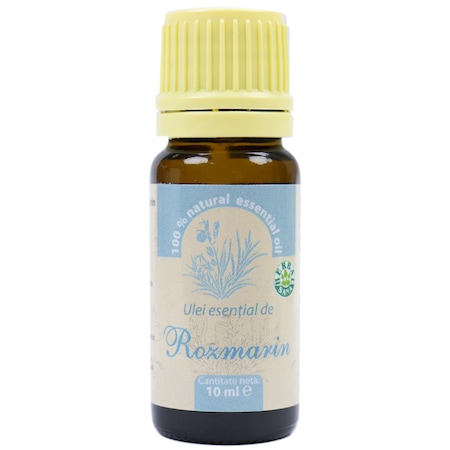 Ulei esential de Rozmarin (Rosmarinus officinalis) 100 % pur fara adaos, 10 ml
