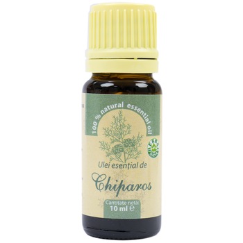 Ulei esential de Chiparos (Cupressus Sempervirens) 100 % pur fara adaos, 10 ml Ulei esential de Chiparos (Cupressus Sempervirens) 100 % pur fara adaos, 10 ml