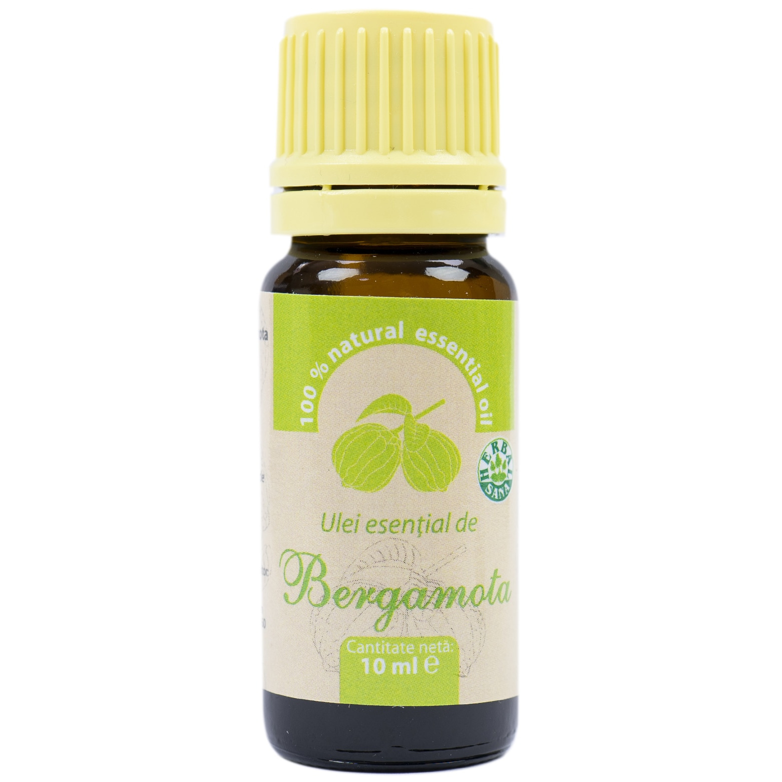 Ulei esential de Bergamota (Citrus bergamia), 100% pur fara adaos, 10 ml
