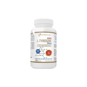 Progress Labs L-Tyrosine Forte 500mg 120 Capsule Progress Labs L-Tyrosine Forte 500mg 120 Capsule