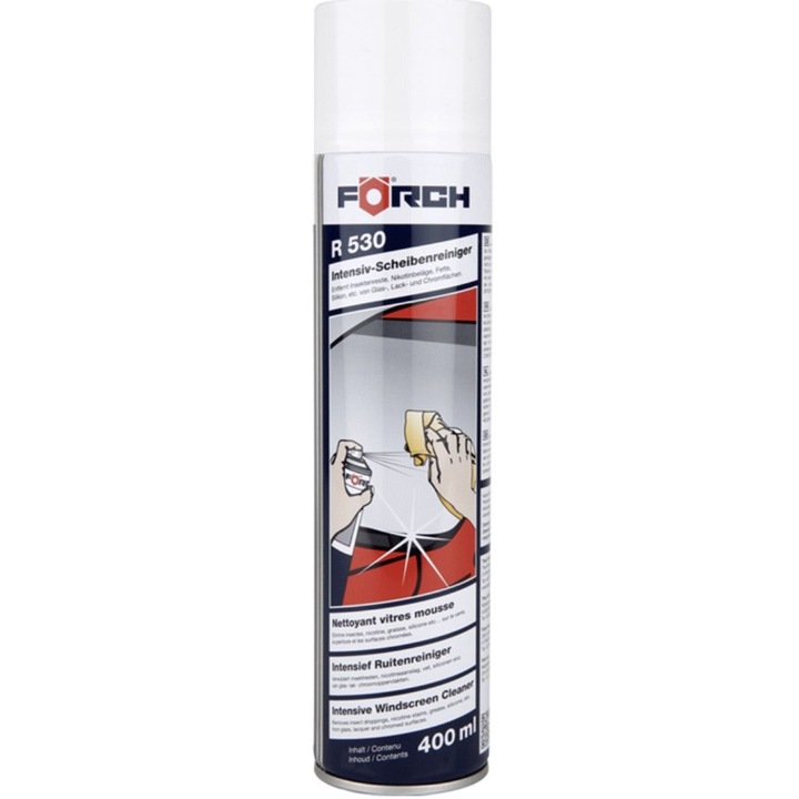 Szélvédő tisztító hab, FOERCH, R530, 400ML