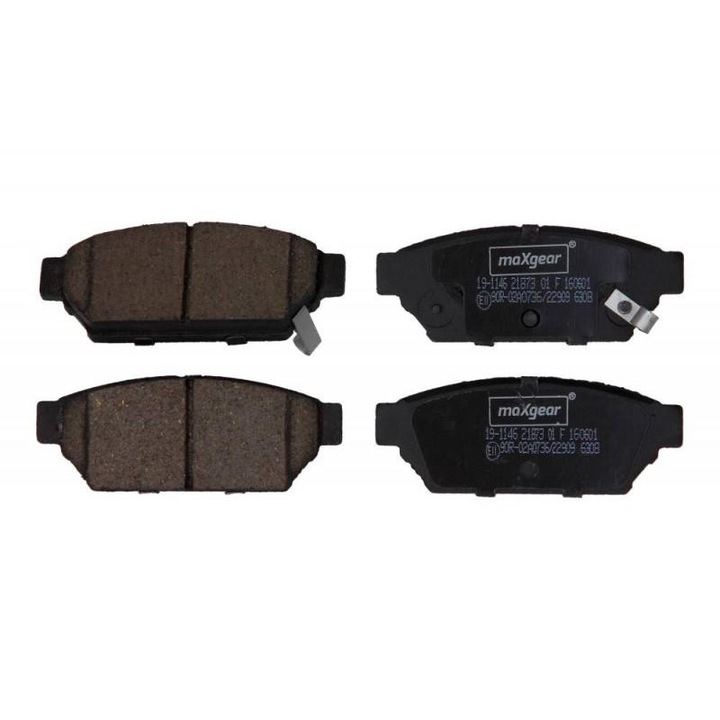 Fékbetét készlet, tárcsafék Mitsubishi Carisma 1995-2006 DA 19-1146