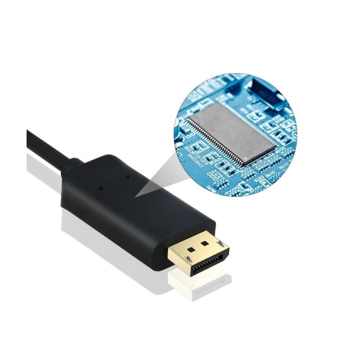 Адаптер HOPE R, USB 3.1 Type C за Displayport DP, 4K x 2K, 1.8m, HOPE R