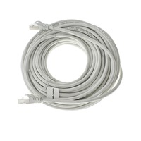 Cablu ecranat FTP, Lanberg 41999, cat.5e, mufat 2xRJ45, lungime 15m, AWG 26, 100 MHz, de legatura retea, ethernet, alb
