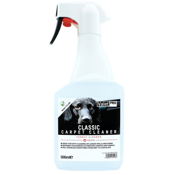 Solutie curatare tapiterie si mocheta Valet Pro, 500ml
