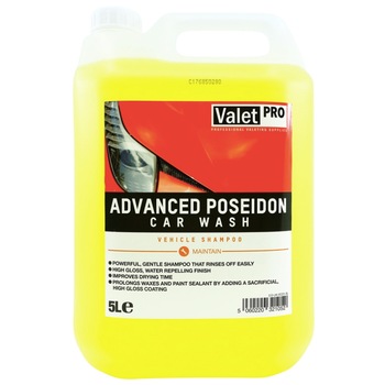 Sampon auto Valet Pro Advanced Poseidon Car Wash, pentru spalare si detaling rapid, 5L Sampon auto Valet Pro Advanced Poseidon Car Wash, pentru spalare si detaling rapid, 5L