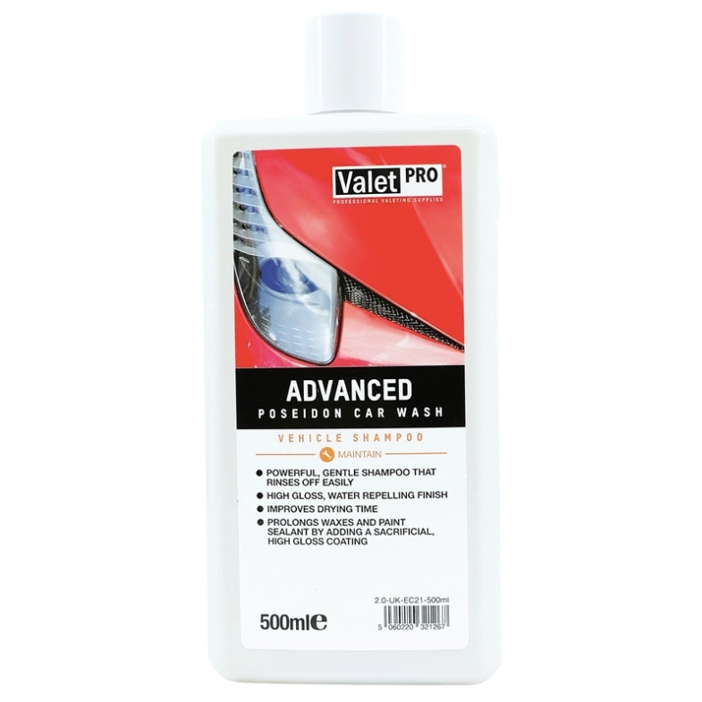 Sampon auto Valet Pro Advanced Poseidon Car Wash, pentru spalare si detaling rapid, 500ml