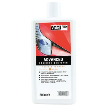 Sampon auto Valet Pro Advanced Poseidon Car Wash, pentru spalare si detaling rapid, 500ml Sampon auto Valet Pro Advanced Poseidon Car Wash, pentru spalare si detaling rapid, 500ml