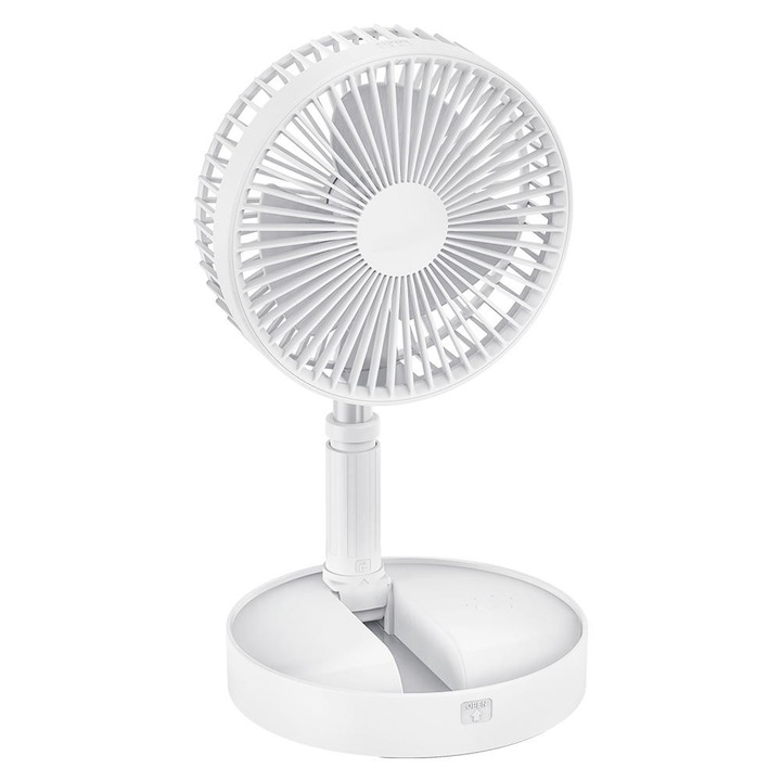 Регулируем вентилатор, Geekmart, 7200mAh, USB, бял