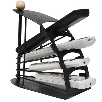 Suport cu organizare pentru telecomenzi, fabricat din otel Suport cu organizare pentru telecomenzi, fabricat din otel