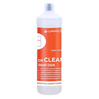 Solutie pentru spalarea si igienizarea suprafetelor lavabile, Dr Clean Steril DDA, 1L Solutie pentru spalarea si igienizarea suprafetelor lavabile, Dr Clean Steril DDA, 1L