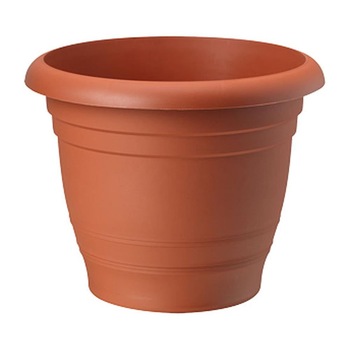 Ghiveci din plastic Strend Pro Afro 25, culoare caramiziu, 25x20 cm Ghiveci din plastic Strend Pro Afro 25, culoare caramiziu, 25x20 cm