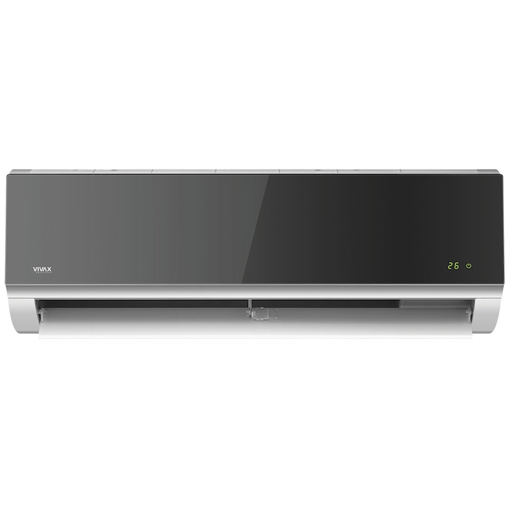 Aer conditionat Vivax ACP-12CH35AERI SILVER MIRROR R-Design Wi-Fi, R32, Inverter, 12000 BTU/h, Clasa A++, Ionizator, I feel, Autodiagnoza, Autocuratare, Autodetectie scurgeri freon, filtru Bio, filtru Anti-Praf, ECO-Mode