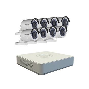 KIT complet 8 camere de supraveghere, exterior/interior hikvision KIT complet 8 camere de supraveghere, exterior/interior hikvision