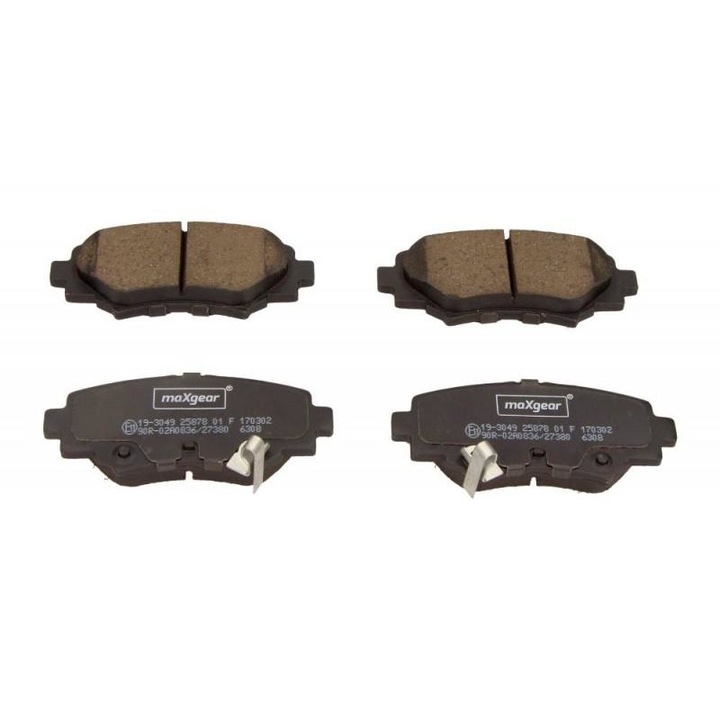 Fékbetét készlet, tárcsafék Mazda 3 2013-> BM, BN 19-3049