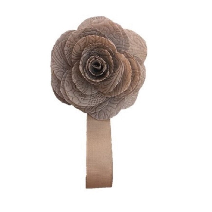 Set 2 buc. magneti perdea trandafiri maro deschis