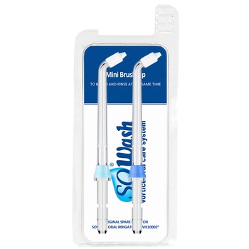 Set 2 capete So Wash Mini Brush curatare aparate ortodontice, dus electric rezervor Set 2 capete So Wash Mini Brush curatare aparate ortodontice, dus electric rezervor