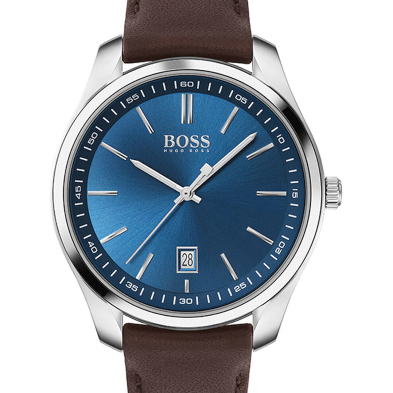 Ceas barbatesc Hugo Boss 1513728, Quartz, 42mm, 3ATM, Argintiu