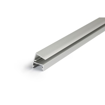 Set profil aluminiu pentru banda LED, EDGE, 2m, aluminiu anodizat Set profil aluminiu pentru banda LED, EDGE, 2m, aluminiu anodizat