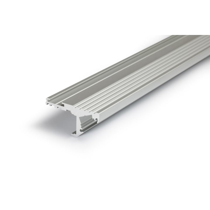 Szett - LED STEP - Alumínium profil - 1 m - lépcsők élére - eloxált alumínium