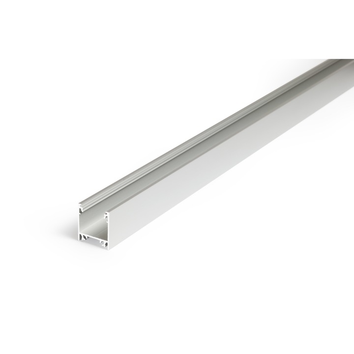 Алуминиев профил за LED лента, LINEA, 2м, анодизиран