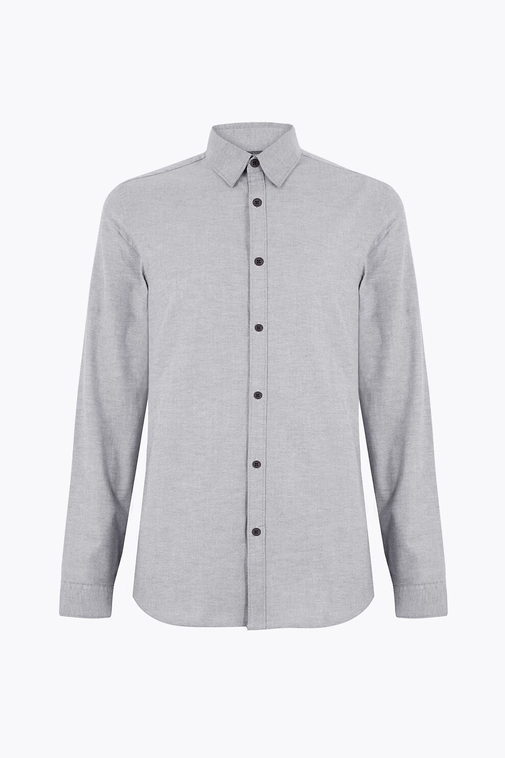Marks & Spencer, Camasa slim fit, Gri deschis, XS