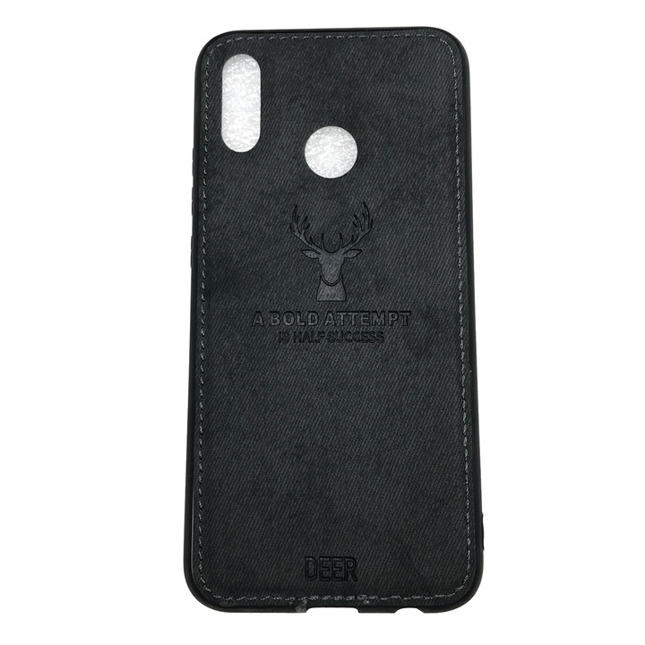 Husa compatibila cu Huawei P20 Lite, Carcasa Select, Deer, Negru
