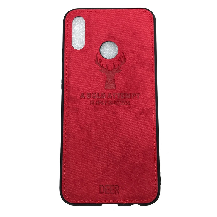 Husa compatibila cu Huawei P20 Lite, Carcasa Select, Deer, Rosu