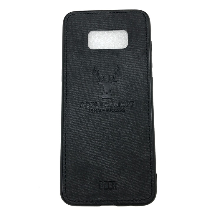 Husa compatibila cu Samsung Galaxy S8, Carcasa Select, Deer, Negru
