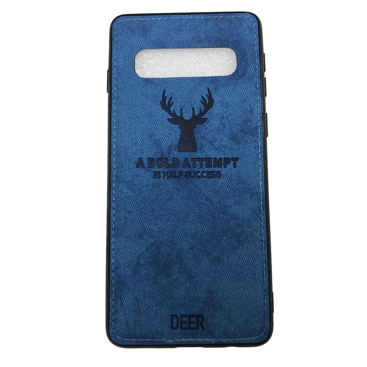 Husa compatibila cu Samsung Galaxy S10, Carcasa Select, Deer, Albastru