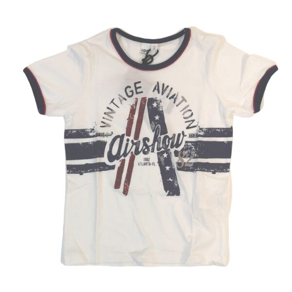 Tricou baieti iDO, 6 ani, alb, model imprimeu