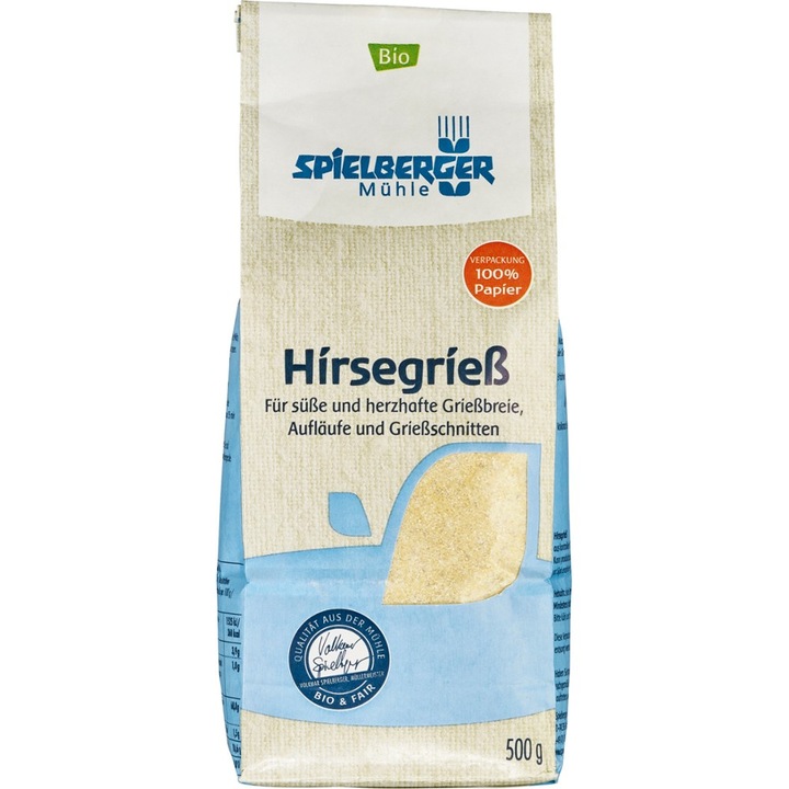 Gris din mei bio, 500g, Spielberger