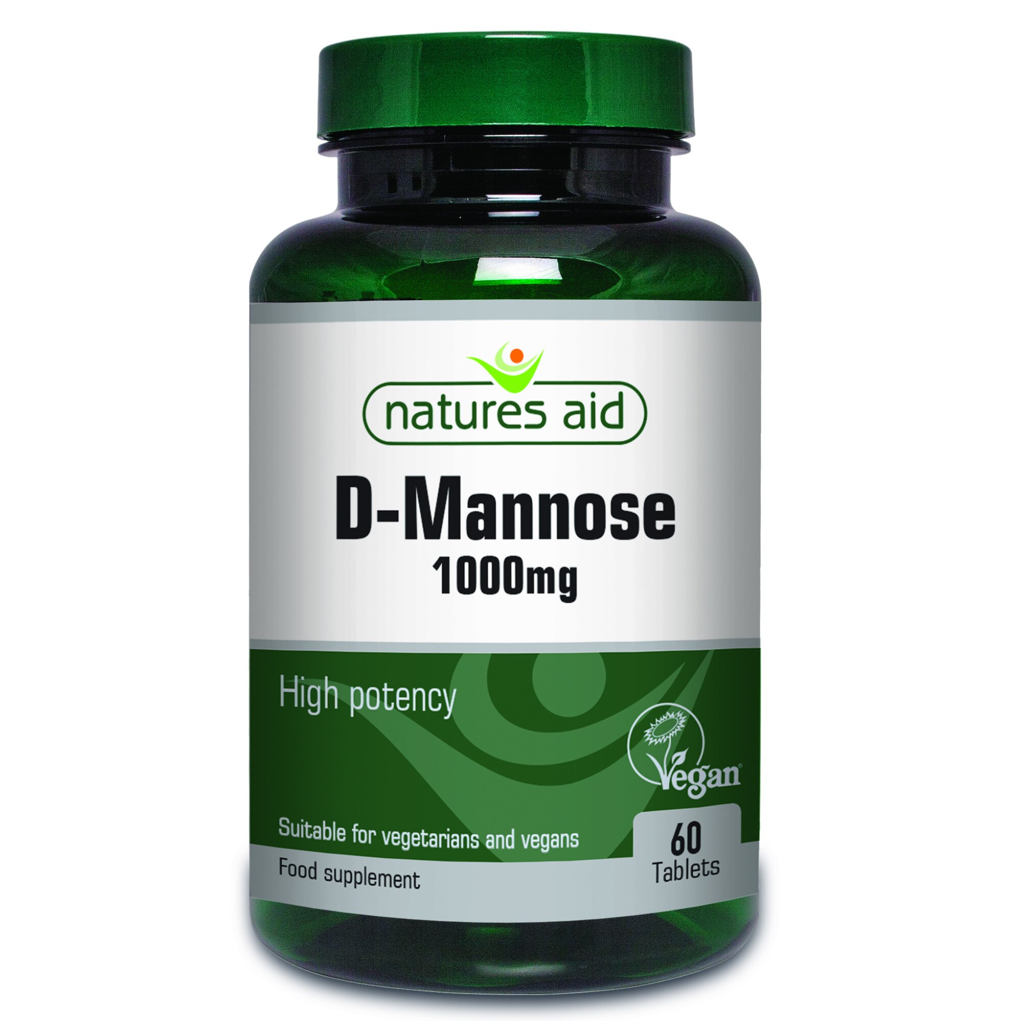 D-Manoza 1000 mg Natures Aid, 60 comprimate