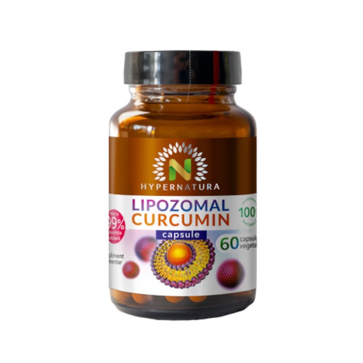 Lipozomal Curcumin 95%, HYPERNATURA, 60 capsule