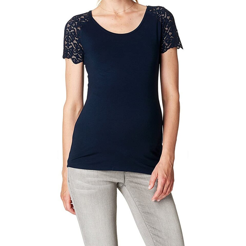 Tricou gravide Esprit, bleumarin, marimea M