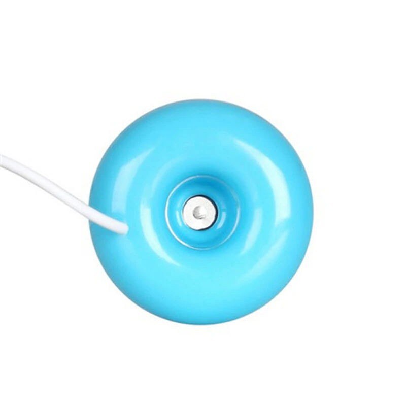 Umidificator Aer Techstar® Portabil Albastru, pentru Birou, USB, Pulverizare Abur, Aromaterapie