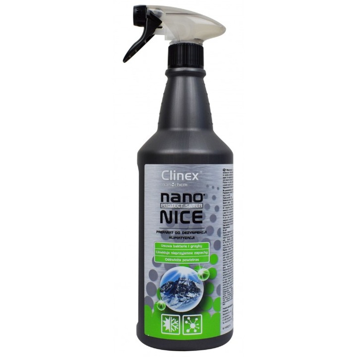 Clinex Nano Protect Silcer Nice Légkondi és szellőző tiszítő, 1 l