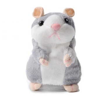 Jucarie interactiva hamster vorbitor din plus, Noname, Alb /Gri + 3 ani Jucarie interactiva hamster vorbitor din plus, Noname, Alb /Gri + 3 ani