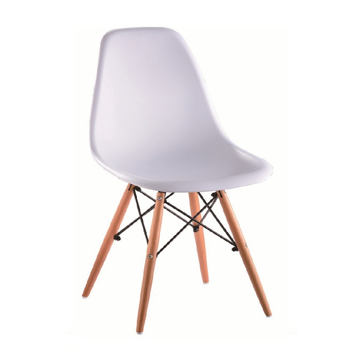 Modern szék DIDIER bükk + fehér