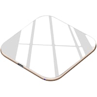 Incarcator Wireless Qeno® Incarcare Rapida 15W Fast Wireless Charger Invelis Din Zinc Ultra Subtire Compatibil IPhone, Samsung, Android Si Aparatele Care Indeplinesc Functia QI Multiple Functii De Protectie Alb