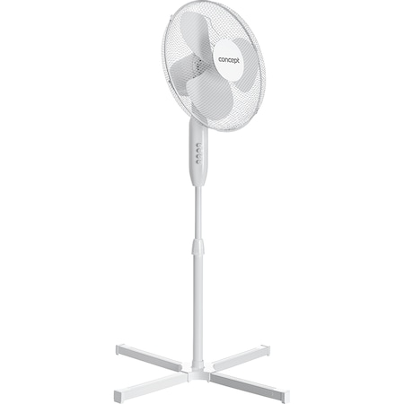 Ventilator cu picior Concept VS5023, Putere 40 W, 3 viteze, Oscilatii, Inclinatie reglabila, Tija telescopica