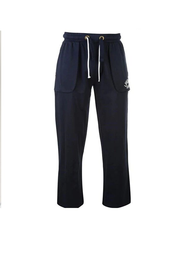 Pantaloni sport Lonsdale Boxing Sweatp, Bumbac, Albastru inchis, 2XL EU