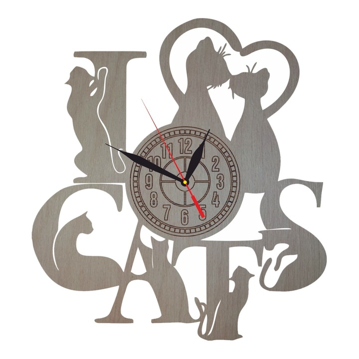 CeasI Love Cats, Lemn, 40cm, CU004