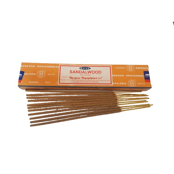 Betisoare Parfumate Indiene Satya, SANDALWOOD, 15gr