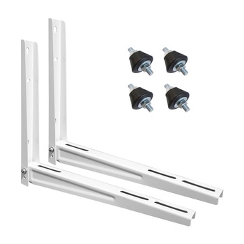 Pachet accesorii pentru montaj unitate exterioara aer conditionat 9000-12000 BTU (set 2 console sustinere si 4 tampoane anti vibratii) Pachet accesorii pentru montaj unitate exterioara aer conditionat 9000-12000 BTU (set 2 console sustinere si 4 tampoane anti vibratii)