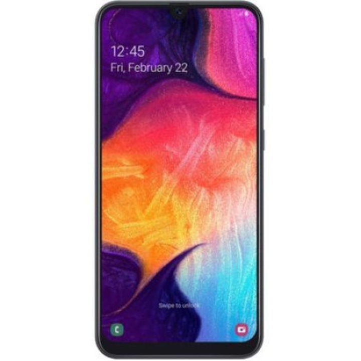 Telefon mobil Samsung Galaxy A50 (2019), Single SIM, 64GB, 4GB RAM, 4G, Black